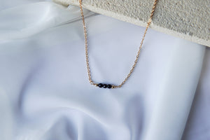 You are Resilient (onyx necklace)